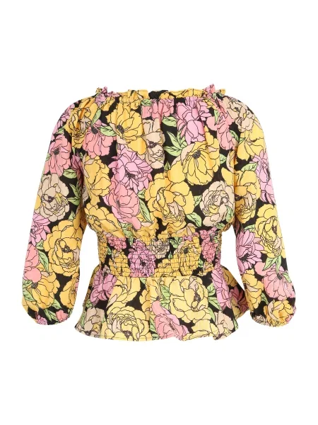 Dorothy Perkins Petite Tricou galben / roz verde pastel negru