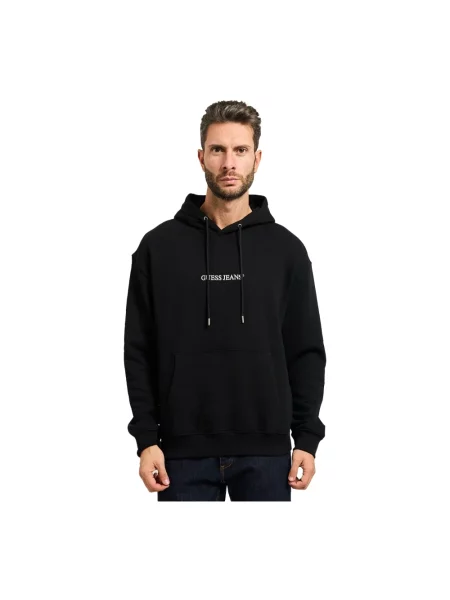 Guess Bluzy Mężczyzna M Sweat ML Capuche Coton czarny