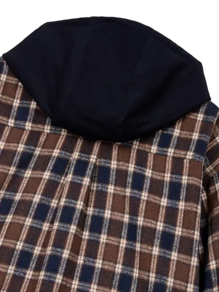 Pledinė marškiniai Tomboy su gobtuvu ruda