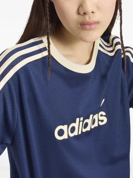 Tricou Adidas cu imagine plasă albastru