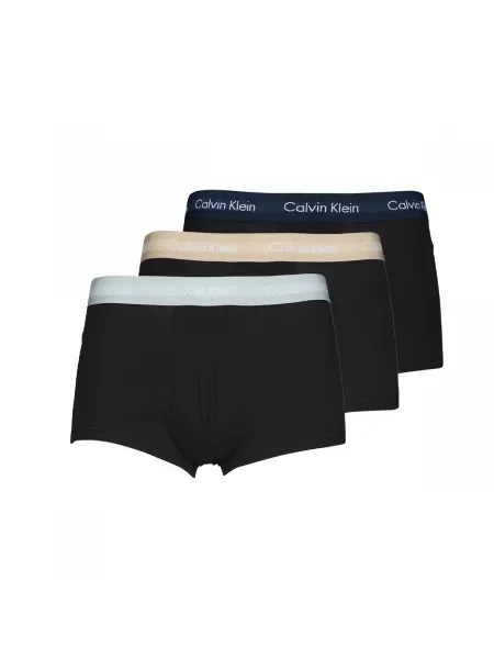 Nohavičky Calvin Klein Jeans s nízkym pásom čierna