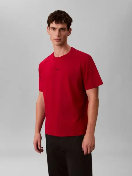 Calvin Klein Tricou | Relaxed fit | stretch pique roșu