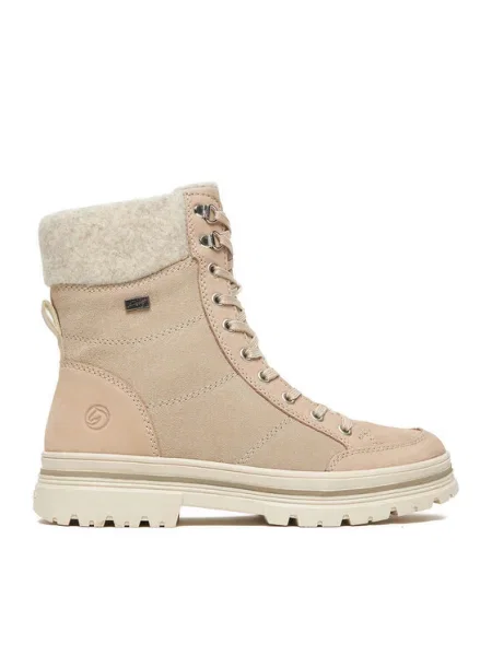 Зимни обувки Remonte бежов