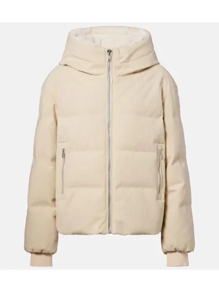 Jeździć na nartach kurtka narciarska Fusalp beżowa