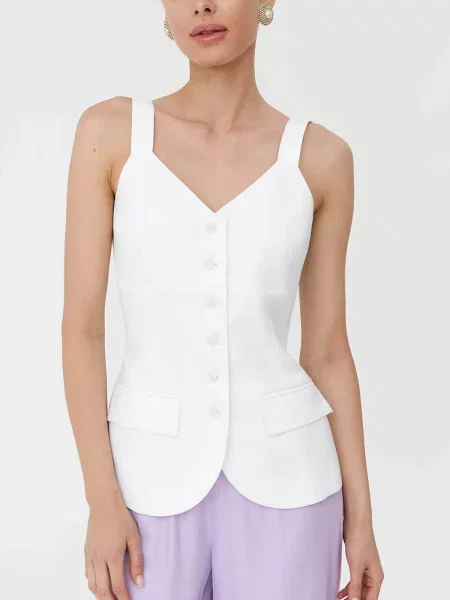 Жилет класичний FASHIONISTA білий