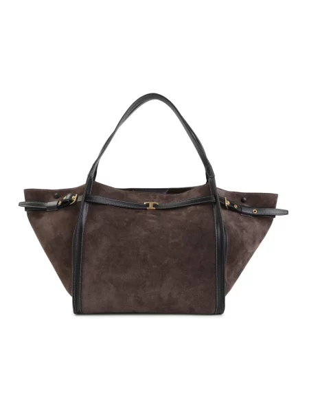 Shopperka Tod's skórzana czarna