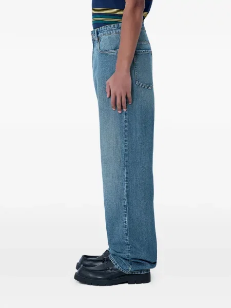 Blugi Miu Miu cu 5 buzunare albastru