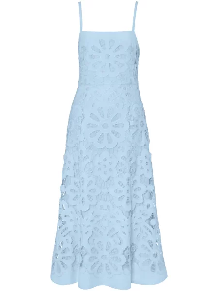 Rochie midi Temperley London până la genunchi de costum albastru