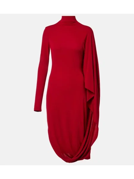 Rochie Stella Mccartney din jerseu roșu