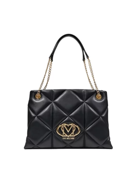 Torebka Love Moschino pikowana czarna