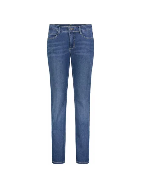 Jeansy straight leg Mac niebieskie
