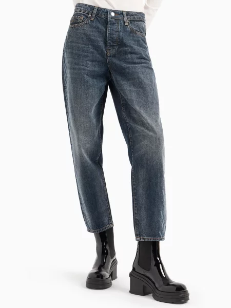 Бойфренди Armani Exchange синій