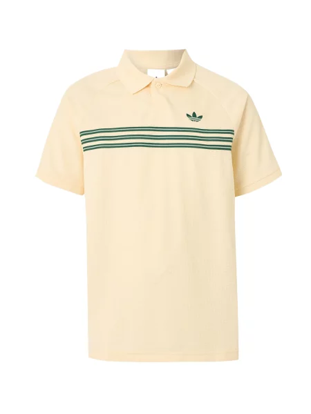 Ριγέ μπλούζα Adidas Originals κίτρινο