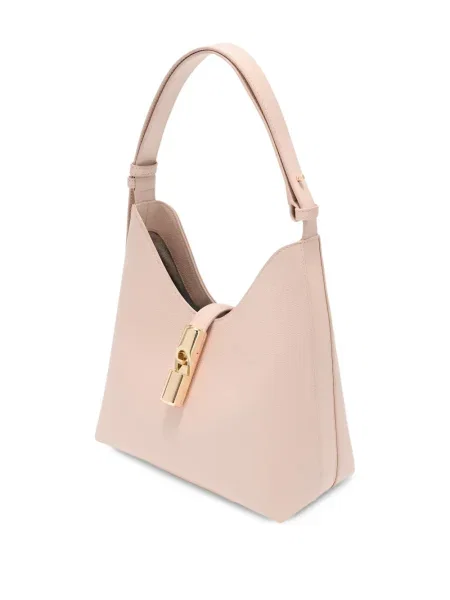 Geanta de piele Furla din piele roz