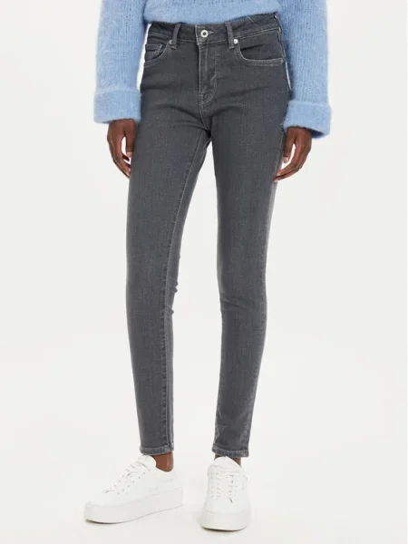 Pepe Jeans Blugi Skinny Fit gri