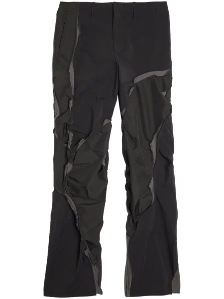 Zúžené kalhoty Post Archive Faction černé