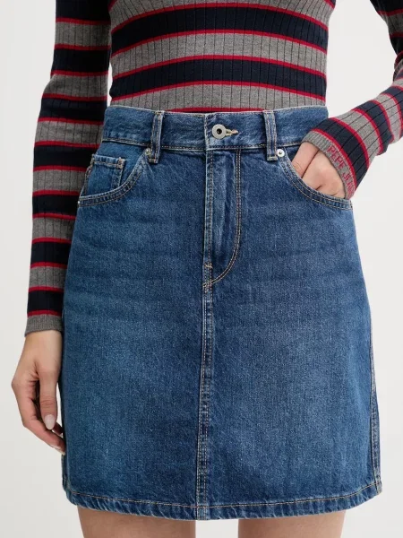 Pepe Jeans Fustă denim albastru