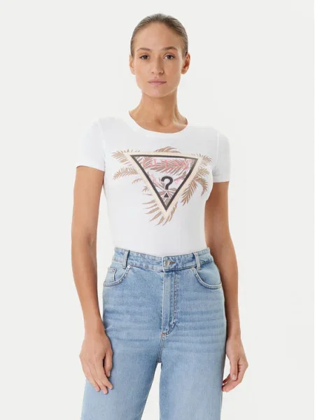 Тениска Guess дамска бяло