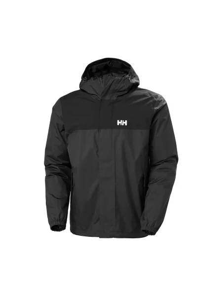 Pánska bunda do dažďa Helly Hansen Vancouver Fleece Lined ebony čierna
