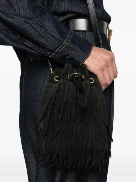 Geantă Mulberry cu cordon negru