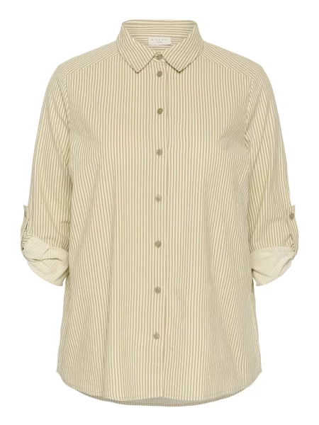 KAFFE CURVE Bluză KCNana șamoa / închis bej