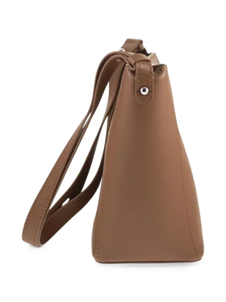Geantă de călătorie Weekend Max Mara din piele maro