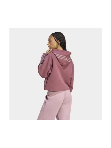 ADIDAS ORIGINALS Tepláková bunda SST hrdzavohnedá / staroružová ružová