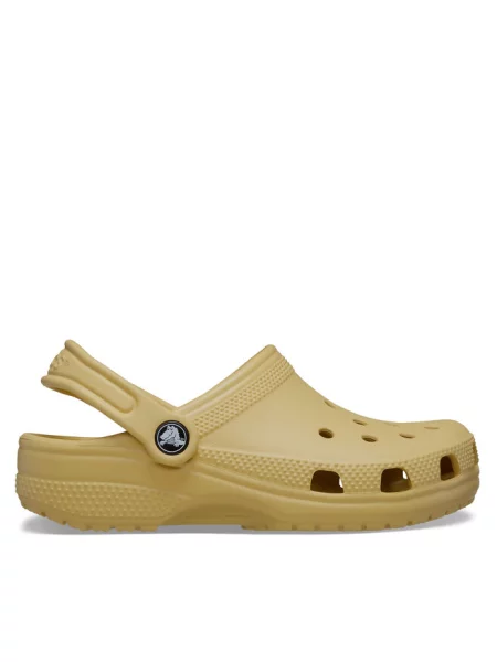 Klapki Crocs brązowe