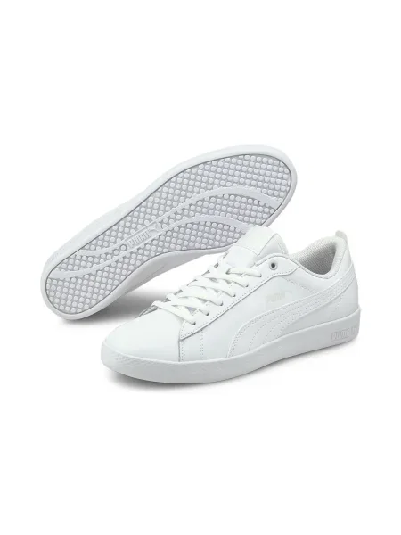 PUMA Nízke tenisky Smash biela