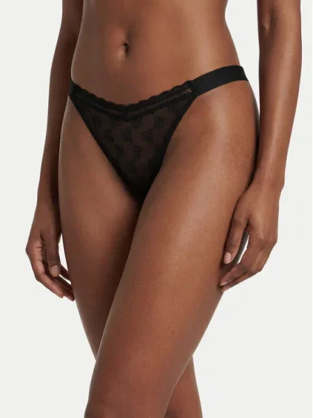 HUGO Бикини тип прашка черен