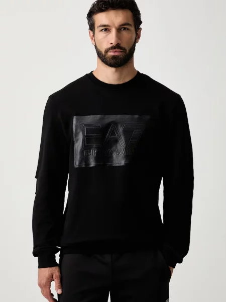 Emporio Armani hanorac pentru bărbați din negru