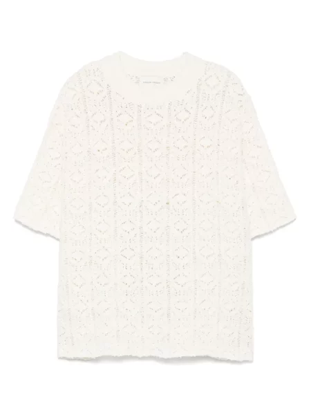 Pulover Loulou De Saison alb