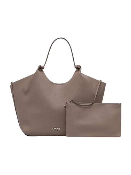 DKNY torebka shopper PAULA brązowa