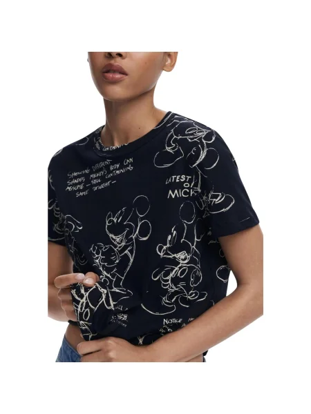 Desigual tričko MICKEY SKETCH sivá