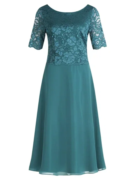 Vera Mont Rochie de cocktail închis verde