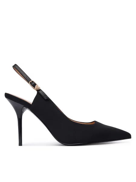 LOVE MOSCHINO Pantofi cu subțire negru
