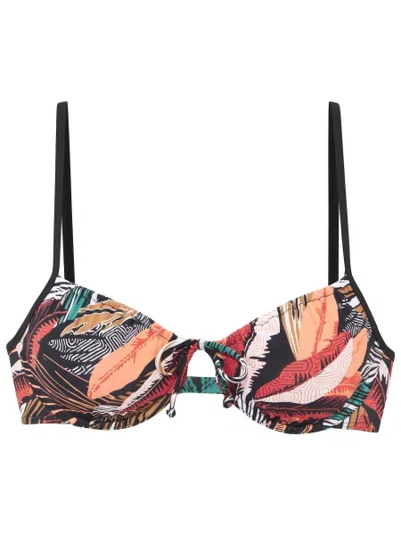 SUNSEEKER Sutien costum de baie portocaliu piersică / roșu / negru alb