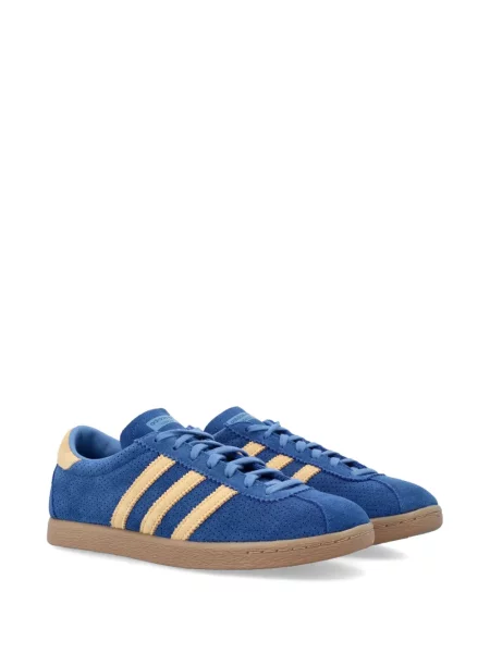 Pantaloni scurți Adidas alergare cu broderie alb