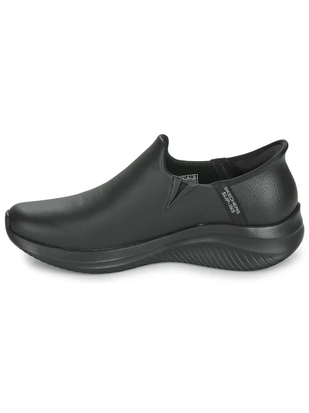 Kožené tenisky Skechers čierna