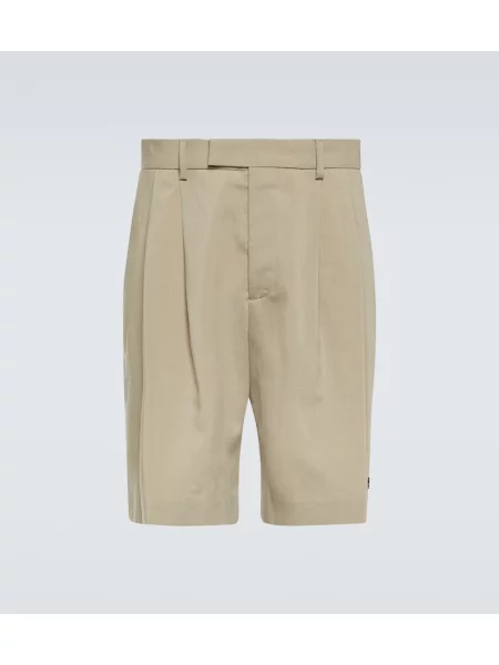 Vlněné bermudy Amiri béžové