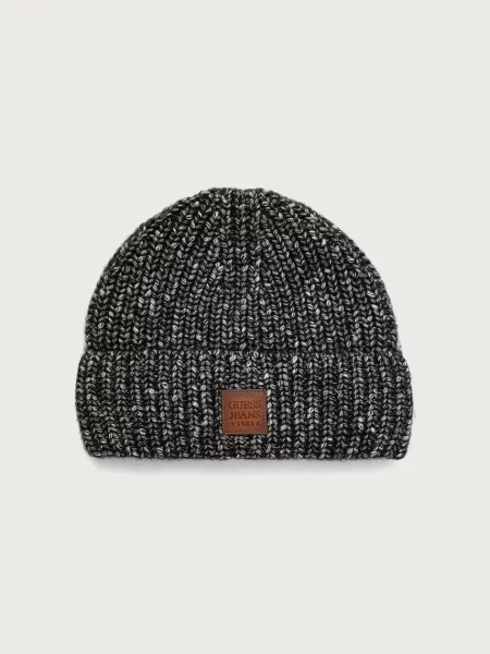 Guess Jeans căciulă pentru bărbați cu negru