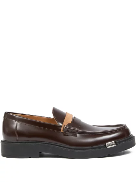 Pantofi loafer Maison Margiela din piele maro