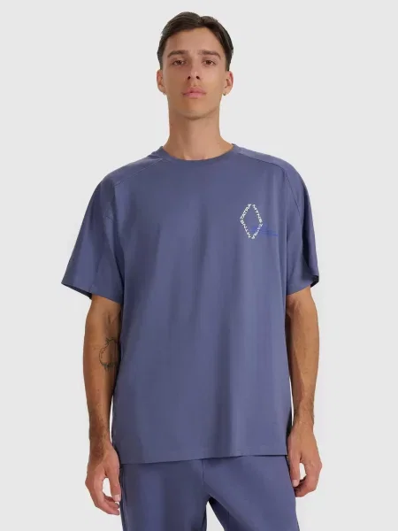 T-SHIRT 4F KOSZULKA S niebieska