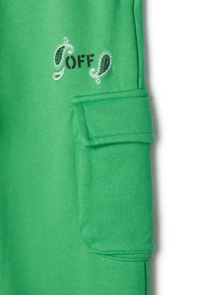Spodnie dziecięce Off-white białe
