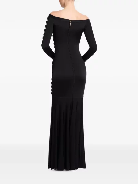 Rochie maxi Elie Saab cu funde negru