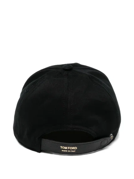 Șapcă Tom Ford din canvas negru