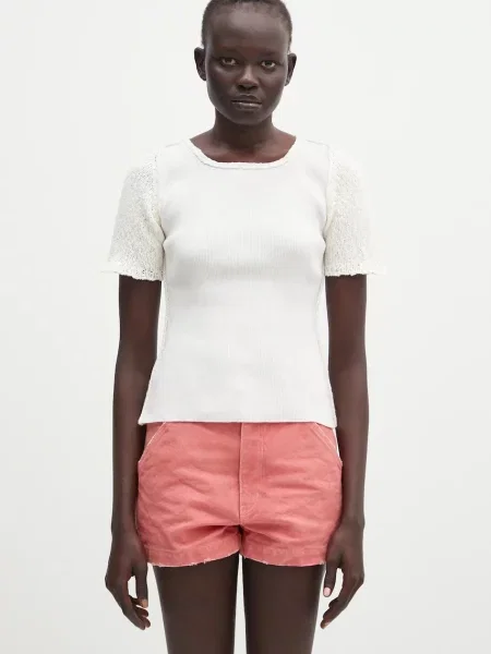 Our Legacy t-shirt Inverse Roundneck beżowy