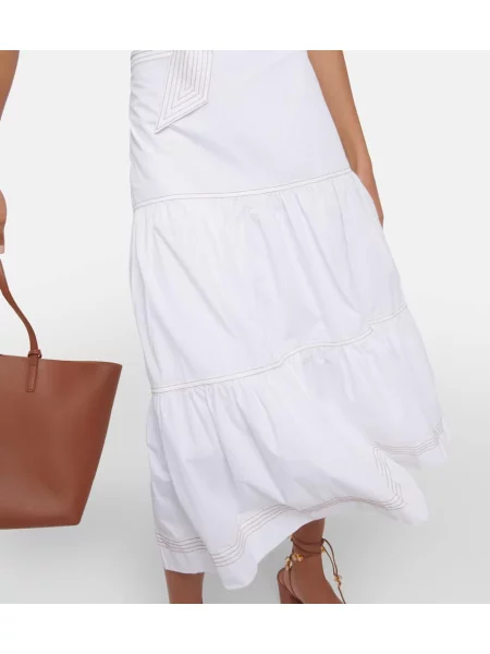 Maksi sukienka maxi Veronica Beard garniturowa biała