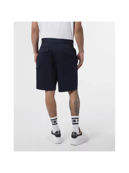 Szorty cargo Philipp Plein niebieskie