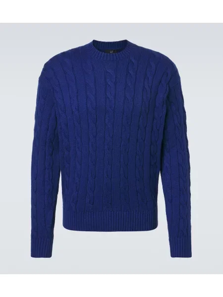 Pulover Dunhill tricotate albastru